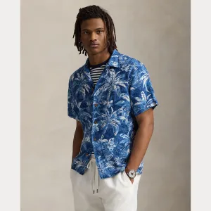 Ralph Lauren Mens Indigo palm shirt - Indigo