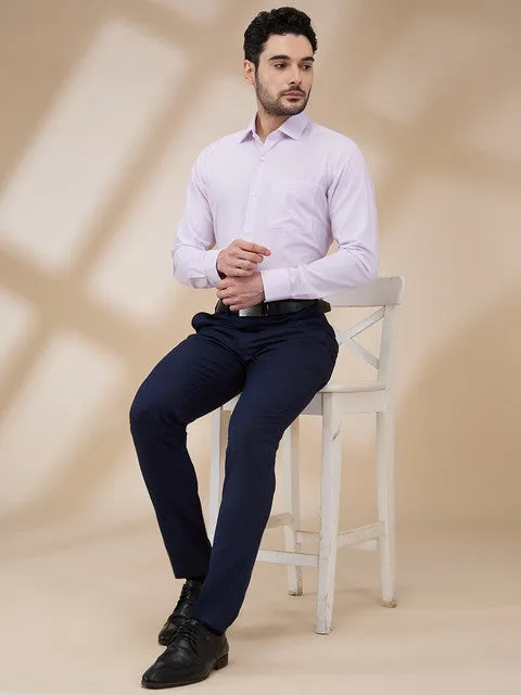 Raymond Men Pink Checks Contemporary Fit Cotton Wrinkle Free Formal Shirt