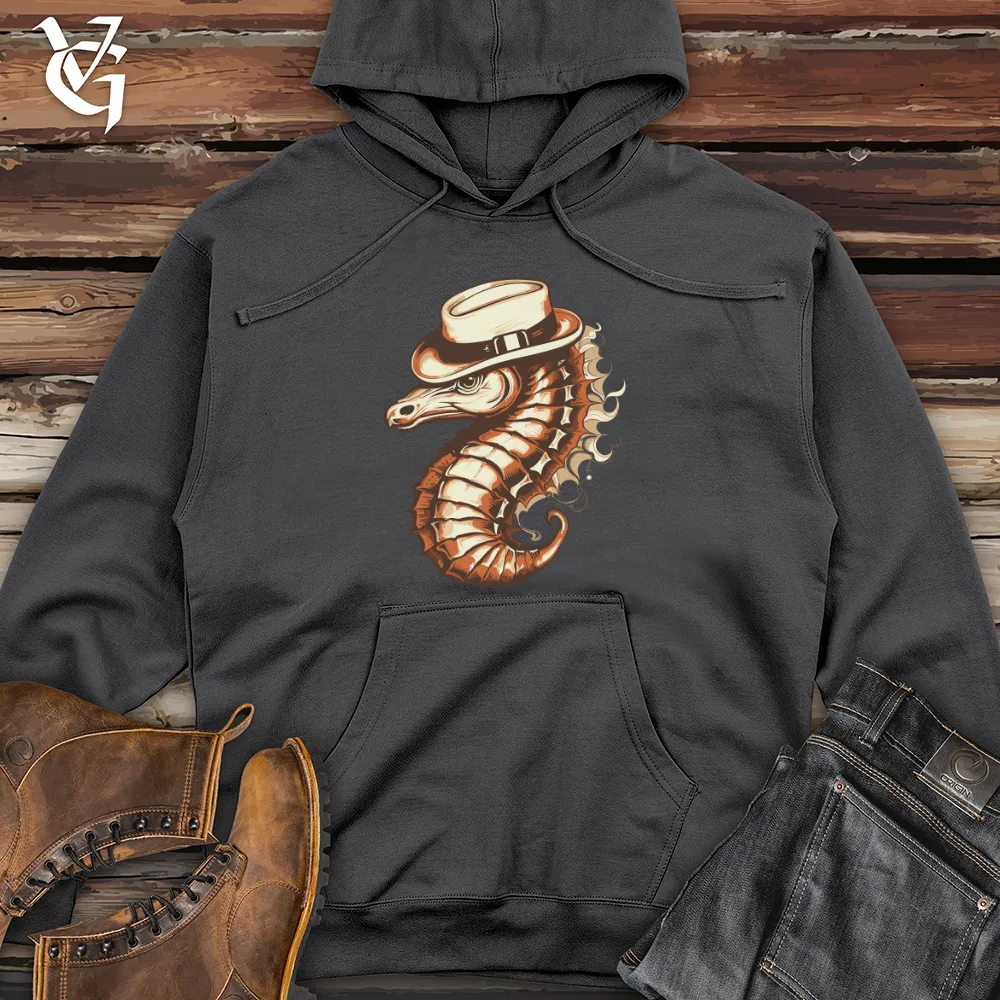 Retro Glide Seahorse Midweight Hooded Sweatshirt
