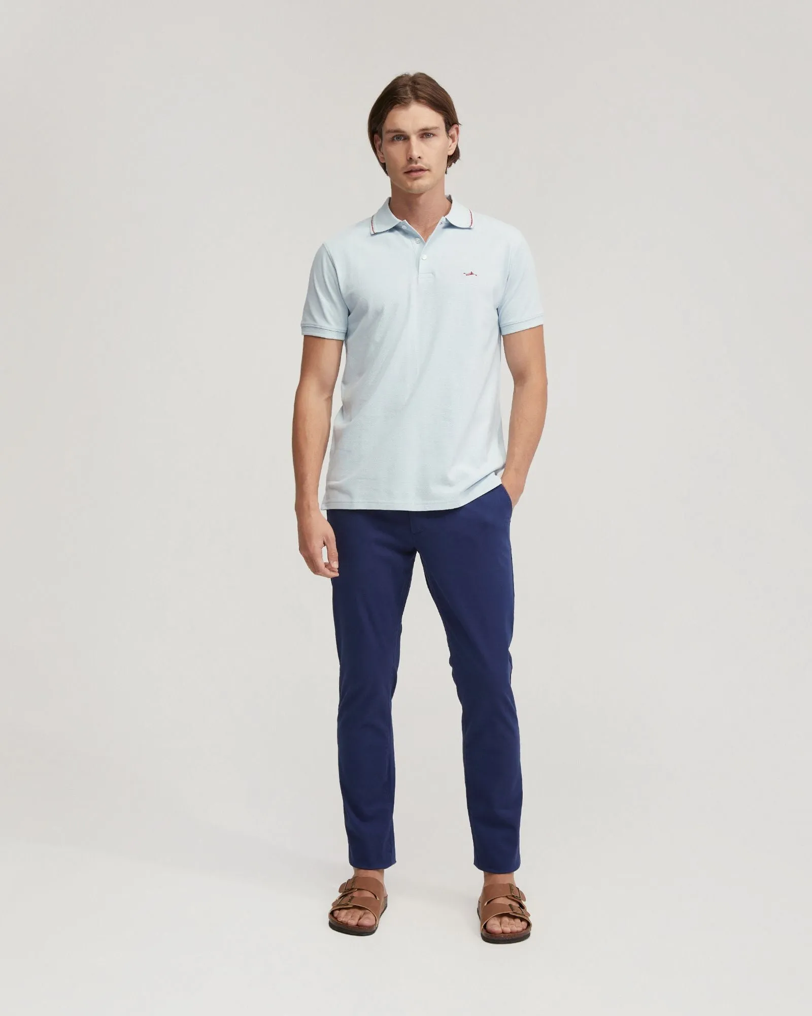 Slim Leg Cotton Chino