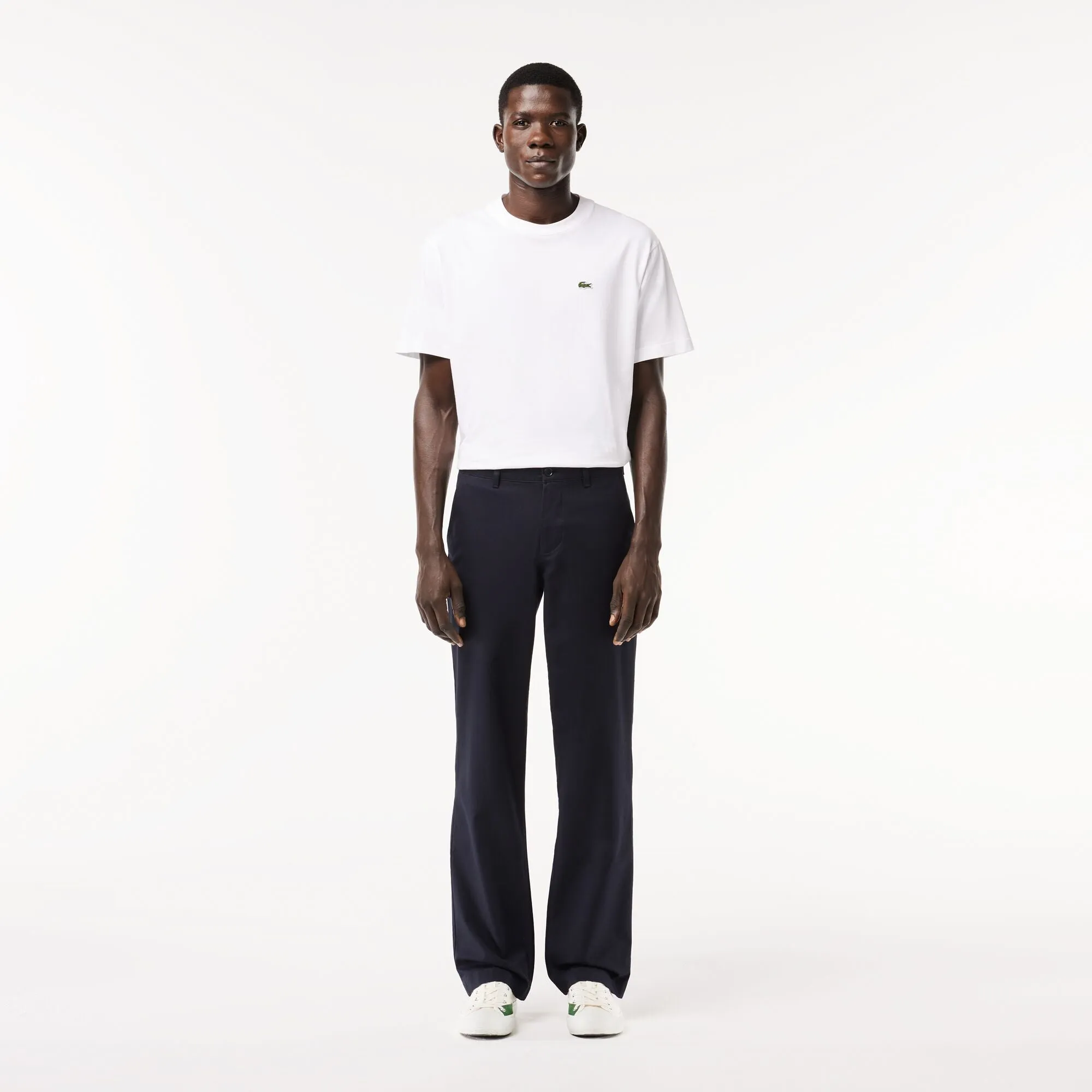 Straight Fit Cotton Twill Chinos  - HH7202