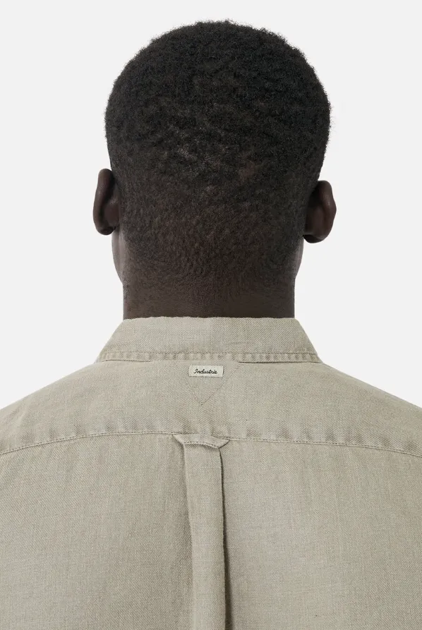 The Trinidad Linen Long Sleeve Shirt Porcini