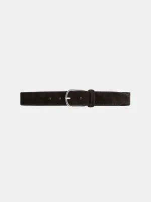 Wide Trouser Belt - Espresso