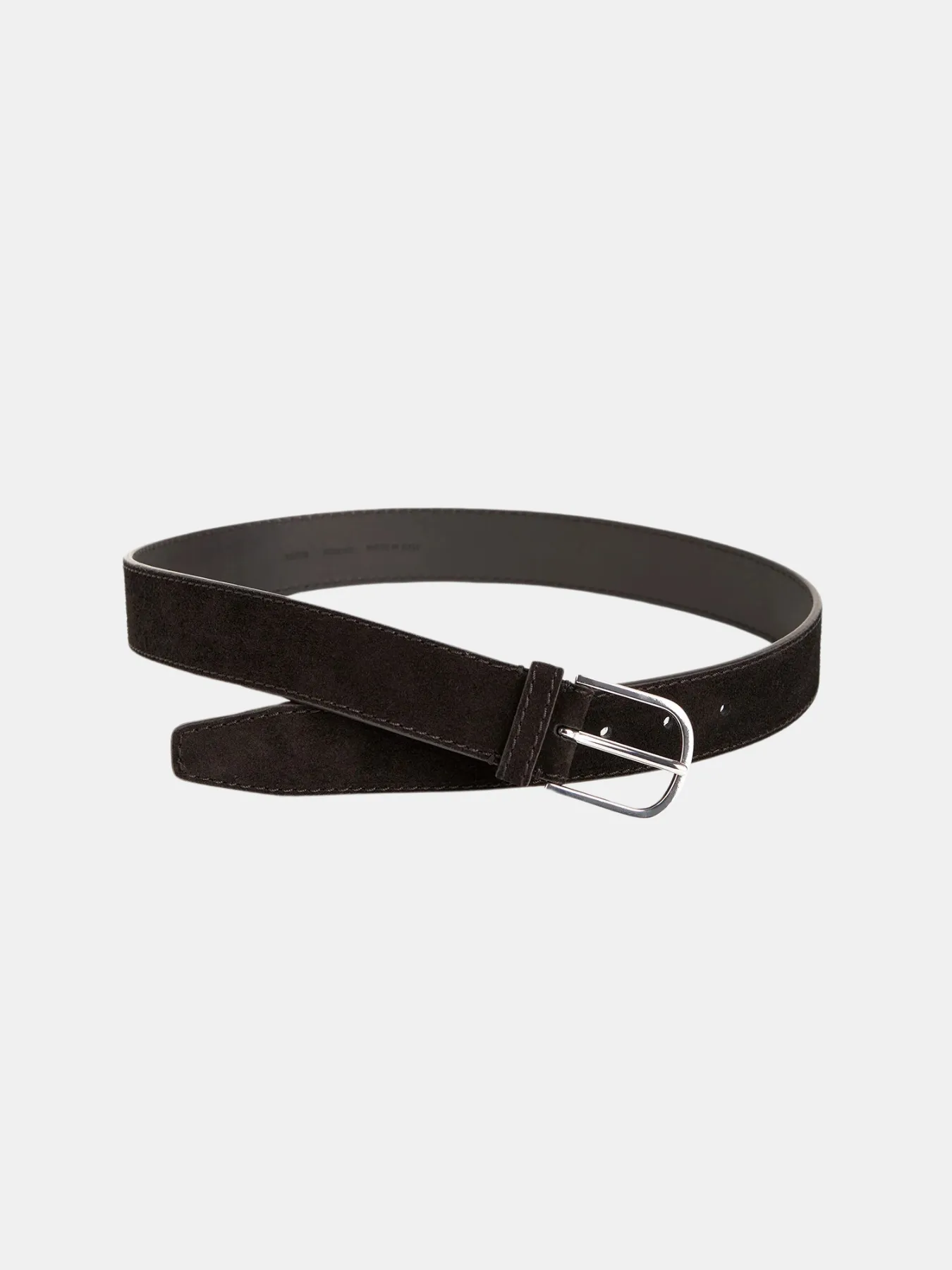 Wide Trouser Belt - Espresso