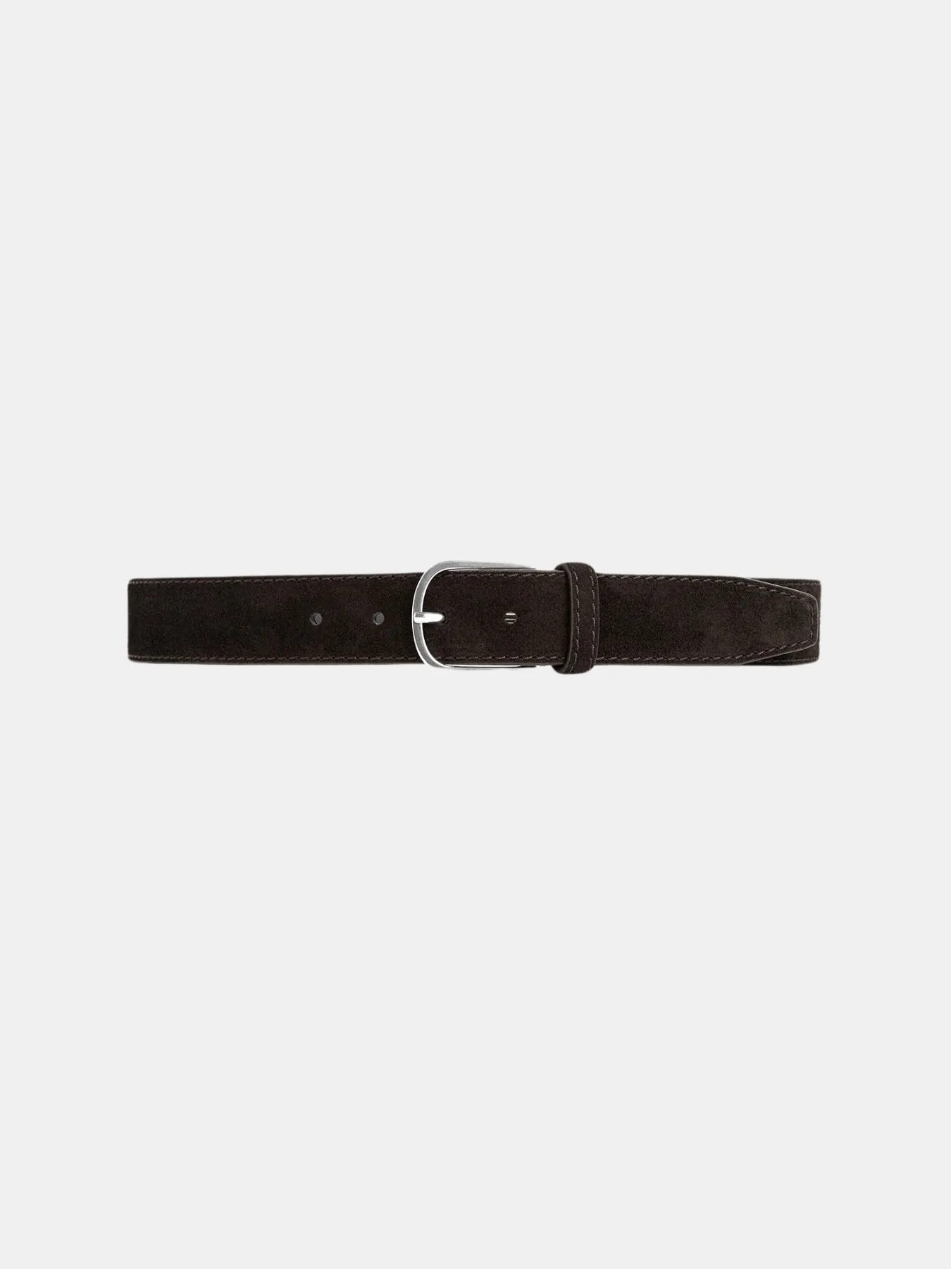 Wide Trouser Belt - Espresso