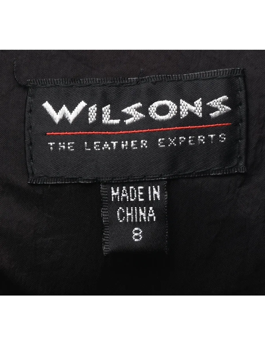 Wilson Leather Pencil Skirt - M