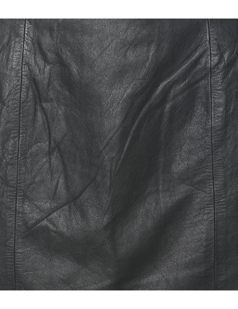 Wilson Leather Pencil Skirt - M