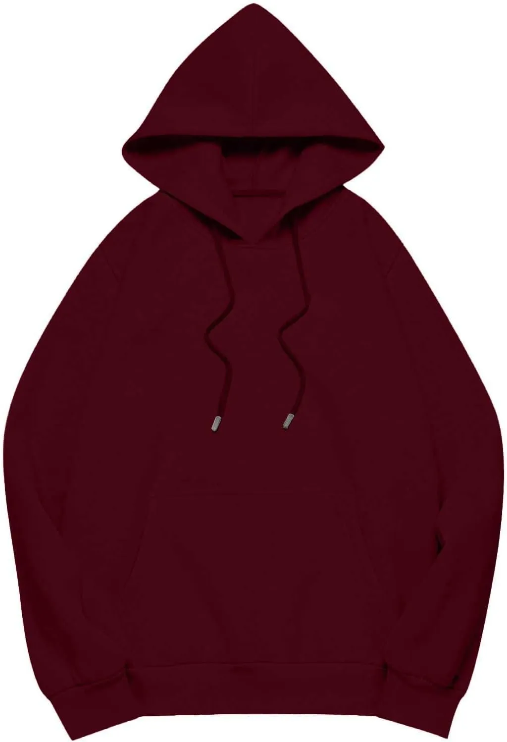 Winter Oversized Hoodie for Women Fashion Long Sleeve Drawstring Sweatshirt Solid Color Plus Size Casual Pullover Top