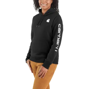 Women's Clarksburg Graphic Sleeve Logo Hooded Sweatshirt