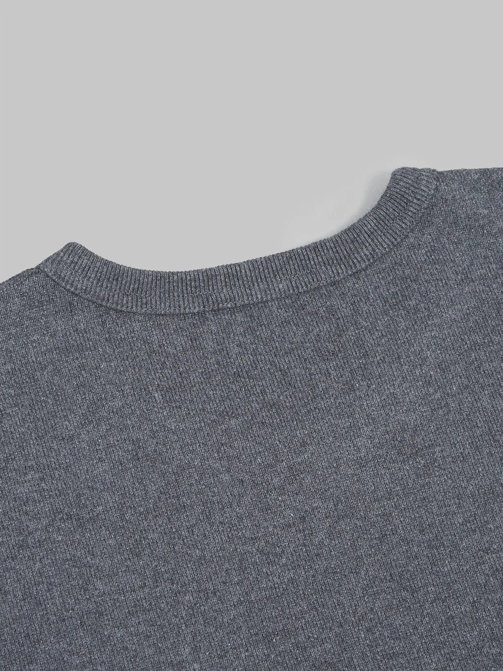 Wonder Looper Double Heavyweight Crewneck T-Shirt Charcoal
