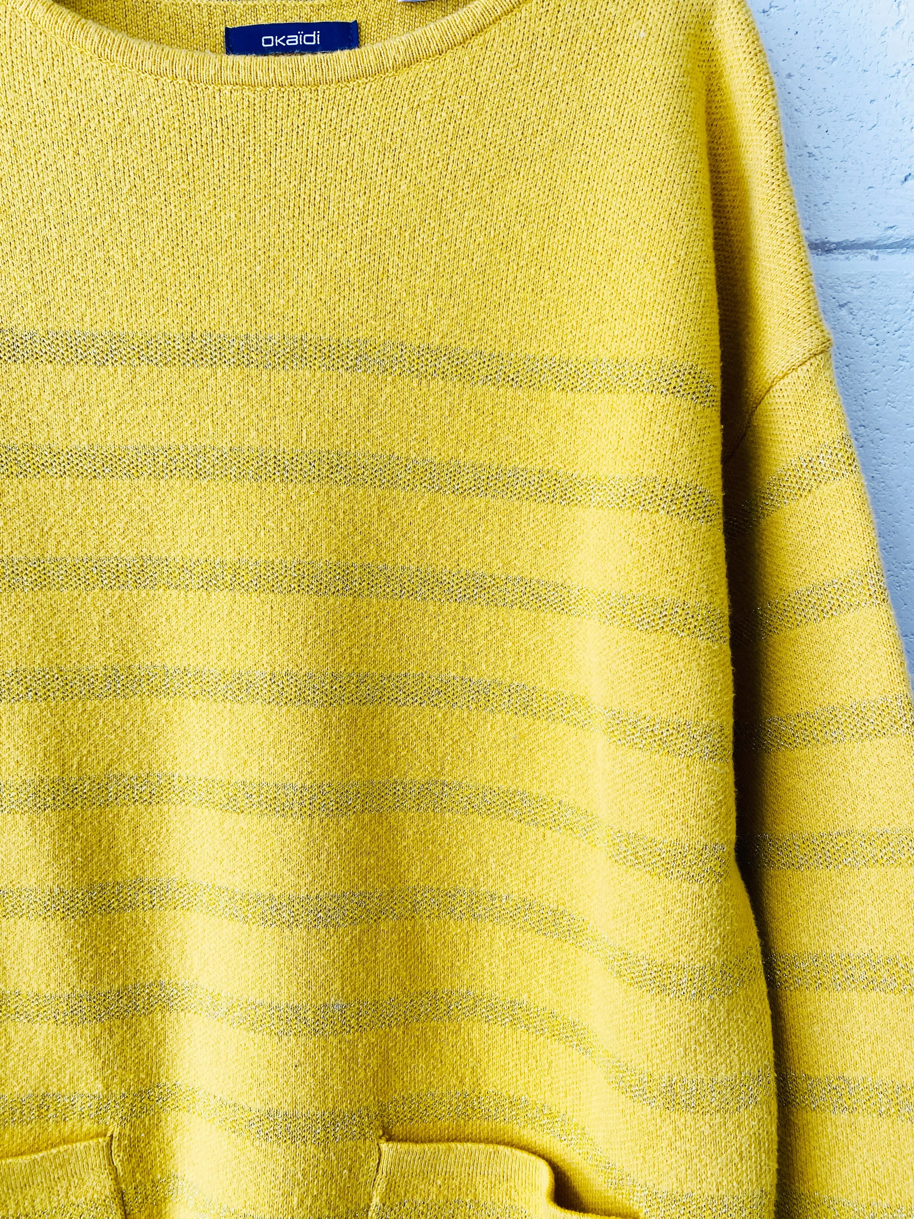 Yellow   Gold Striped Sweater, 12 years (152)